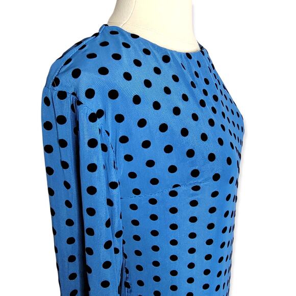 Lovers + Friends Delaney Shift Mini Dress Polka Dot Blue Size XXS - Picture 10 of 14